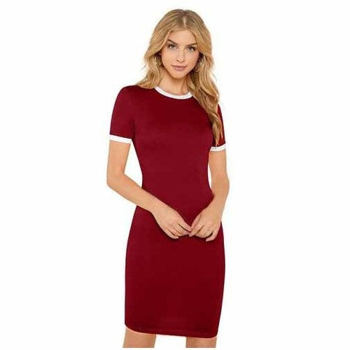 Bodycon dress-polyester blend