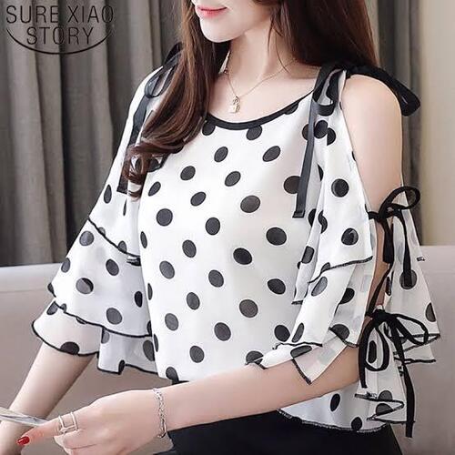 Dotted stylish top